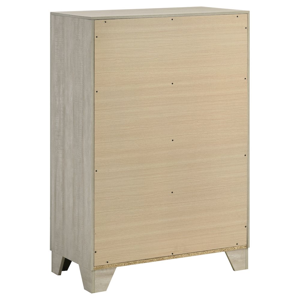 Trenton 4-drawer Bedroom Chest of Drawers Rustic Cream. Picture 6