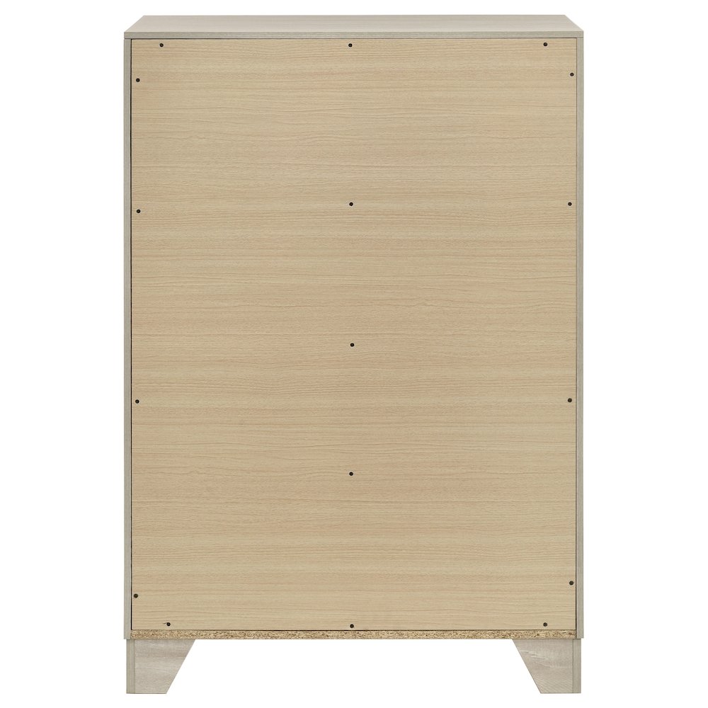 Trenton 4-drawer Bedroom Chest of Drawers Rustic Cream. Picture 7