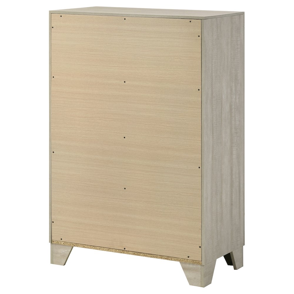Trenton 4-drawer Bedroom Chest of Drawers Rustic Cream. Picture 8