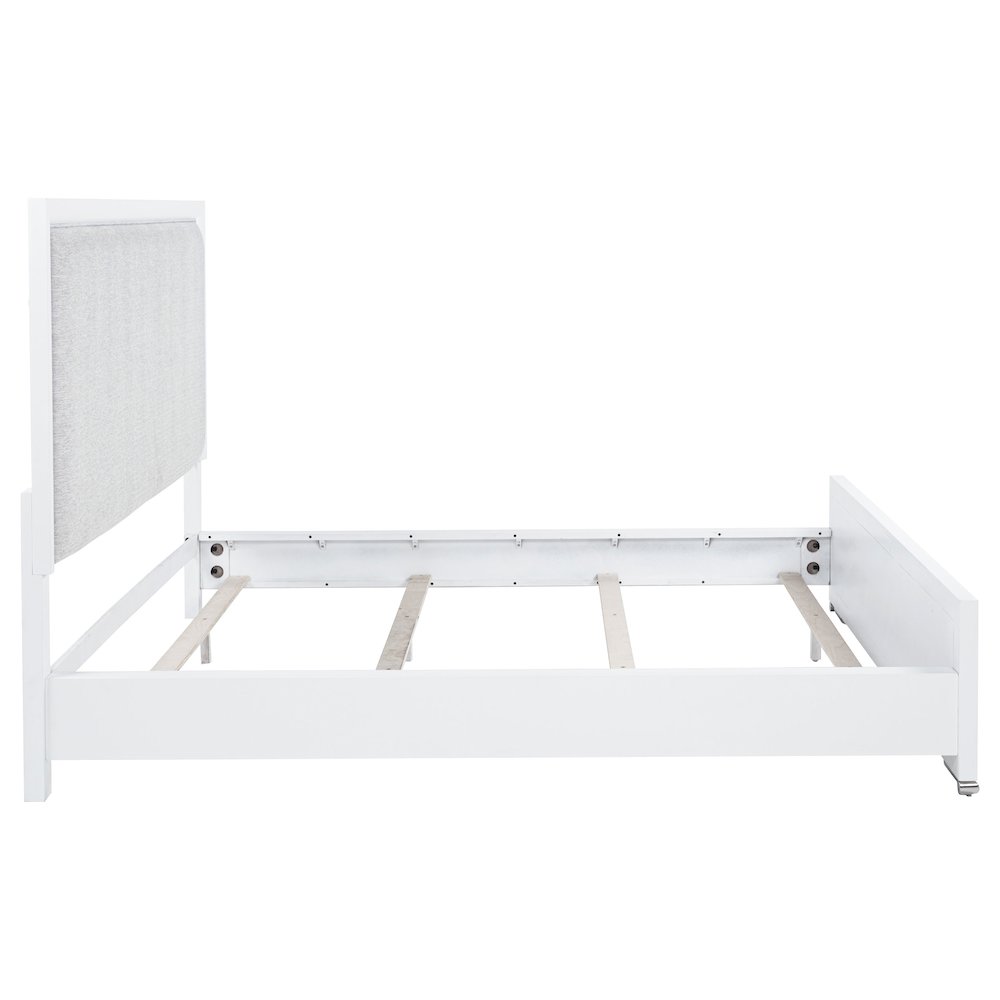 Gracemont 57-inch California King Panel Bed Grey and White. Picture 6