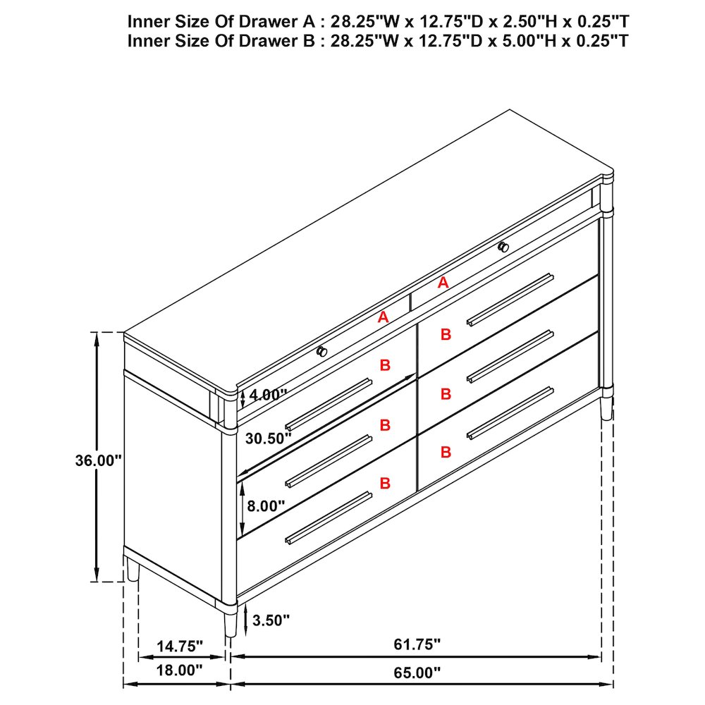Gracemont 4-piece California King Bedroom Set White. Picture 18