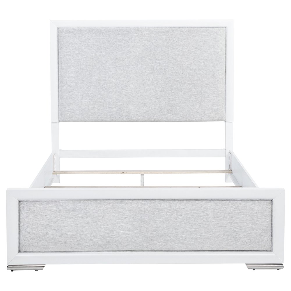 Gracemont 57-inch Queen Panel Bed Grey and White. Picture 4