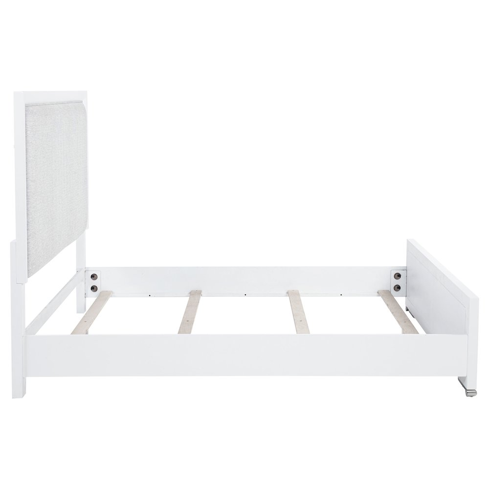 Gracemont 57-inch Queen Panel Bed Grey and White. Picture 5