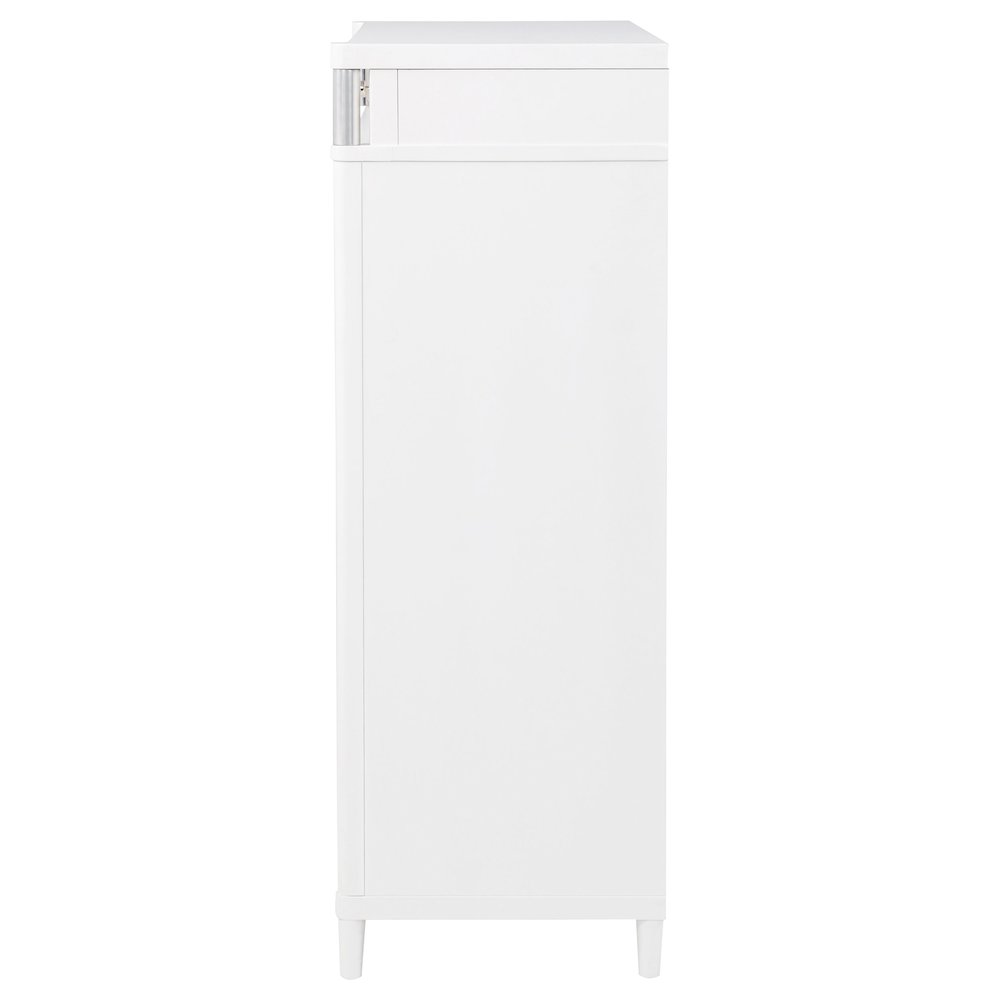 Gracemont 5-drawer Bedroom Chest of Drawers White. Picture 5