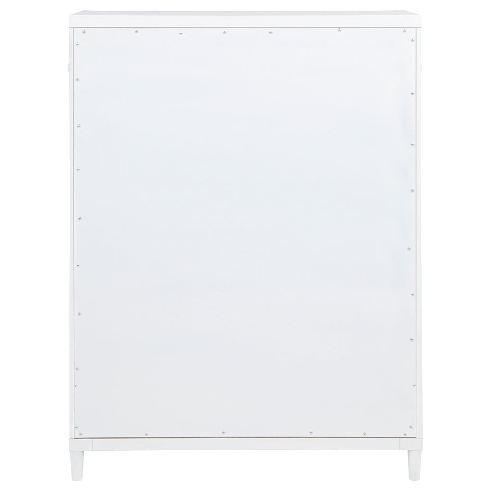 Gracemont 5-drawer Bedroom Chest of Drawers White. Picture 7