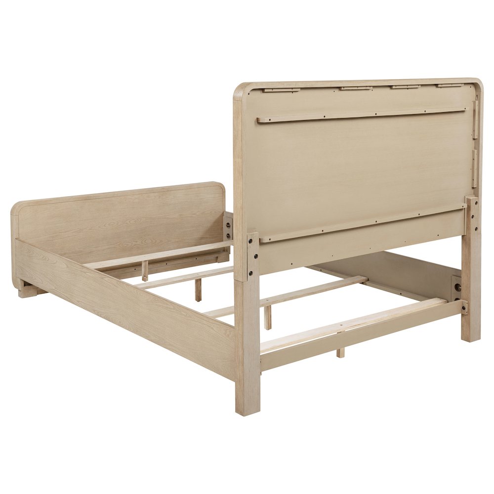 Ladera 56-inch Queen Panel Bed Light Elm. Picture 4