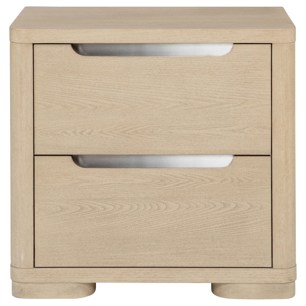Ladera 2-drawer Nightstand Bedside Table Light Elm. Picture 3