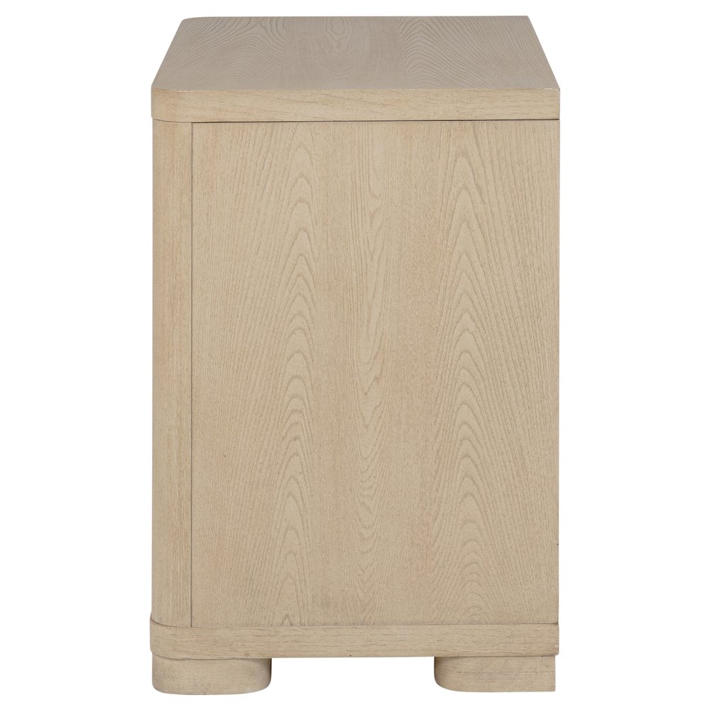 Ladera 2-drawer Nightstand Bedside Table Light Elm. Picture 5