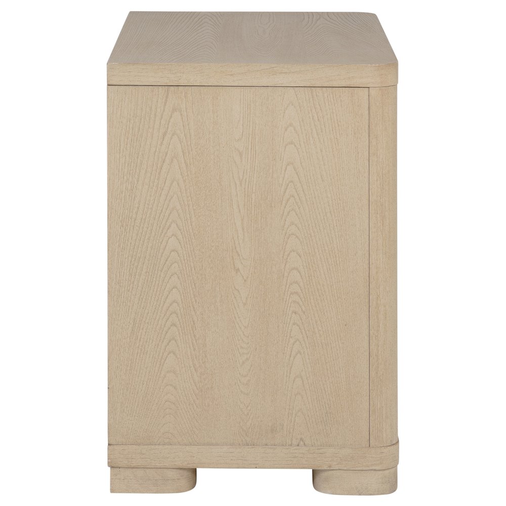 Ladera 2-drawer Nightstand Bedside Table Light Elm. Picture 9