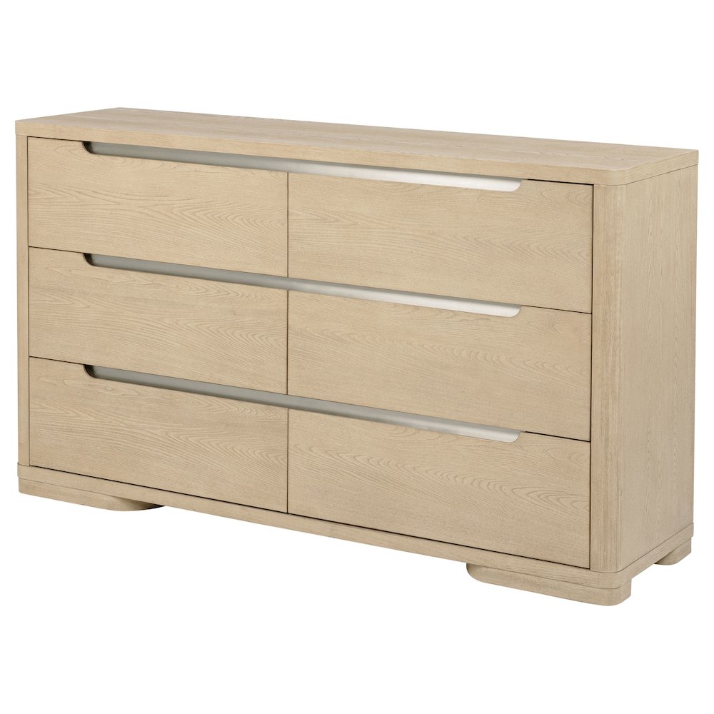 Ladera 6-drawer Bedroom Dresser Light Elm. Picture 4