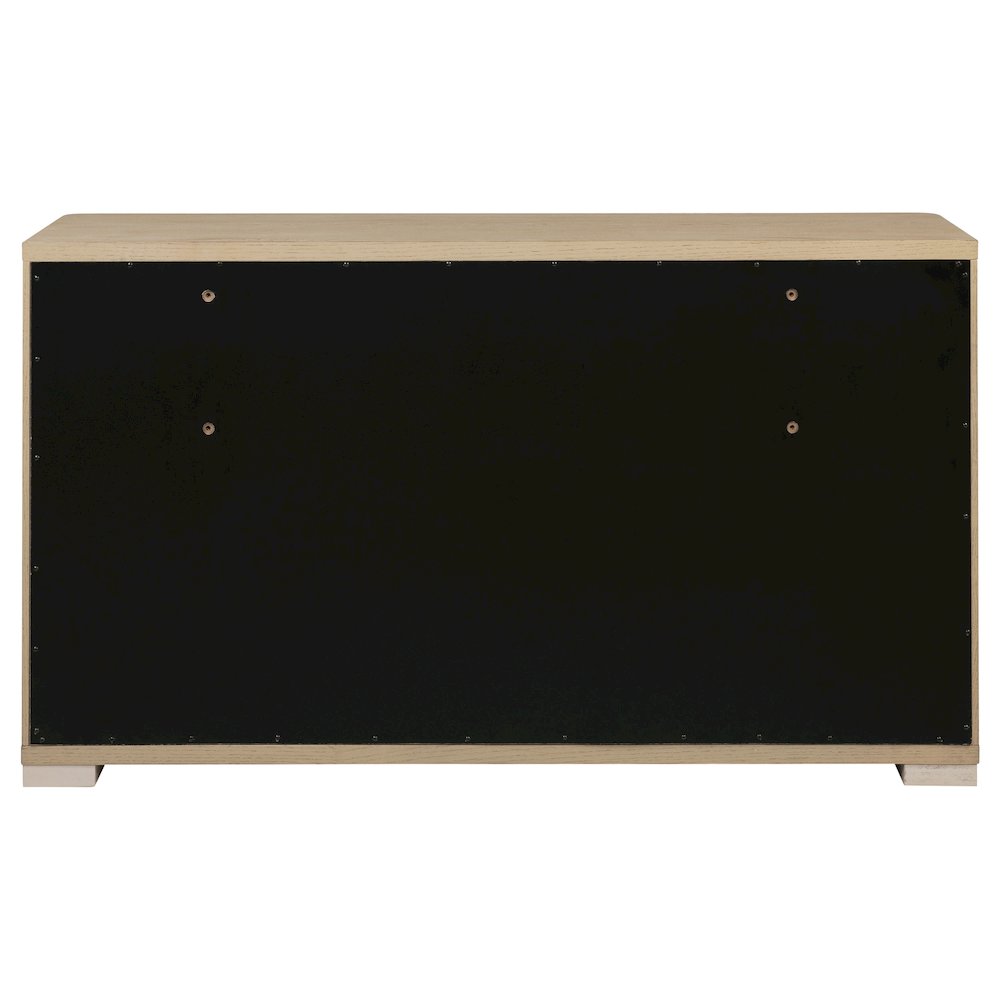 Ladera 6-drawer Bedroom Dresser Light Elm. Picture 7