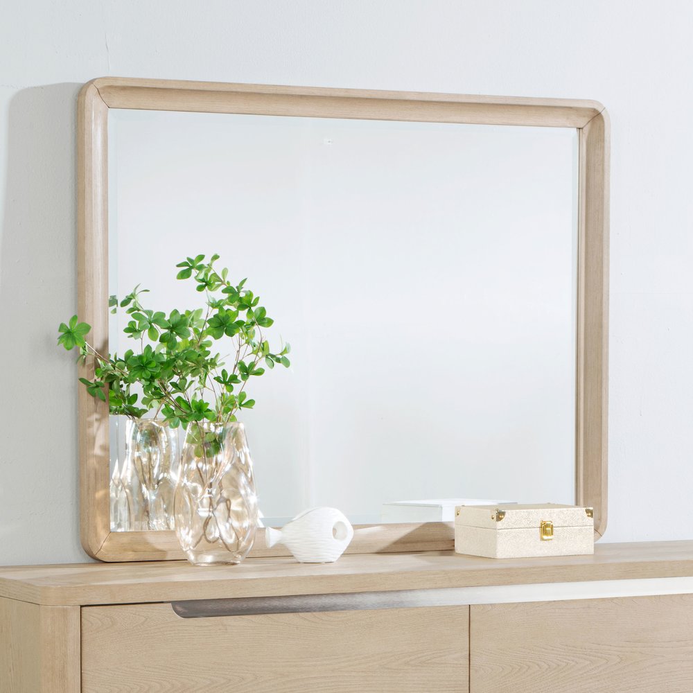 Ladera Dresser Mirror Light Elm. Picture 2