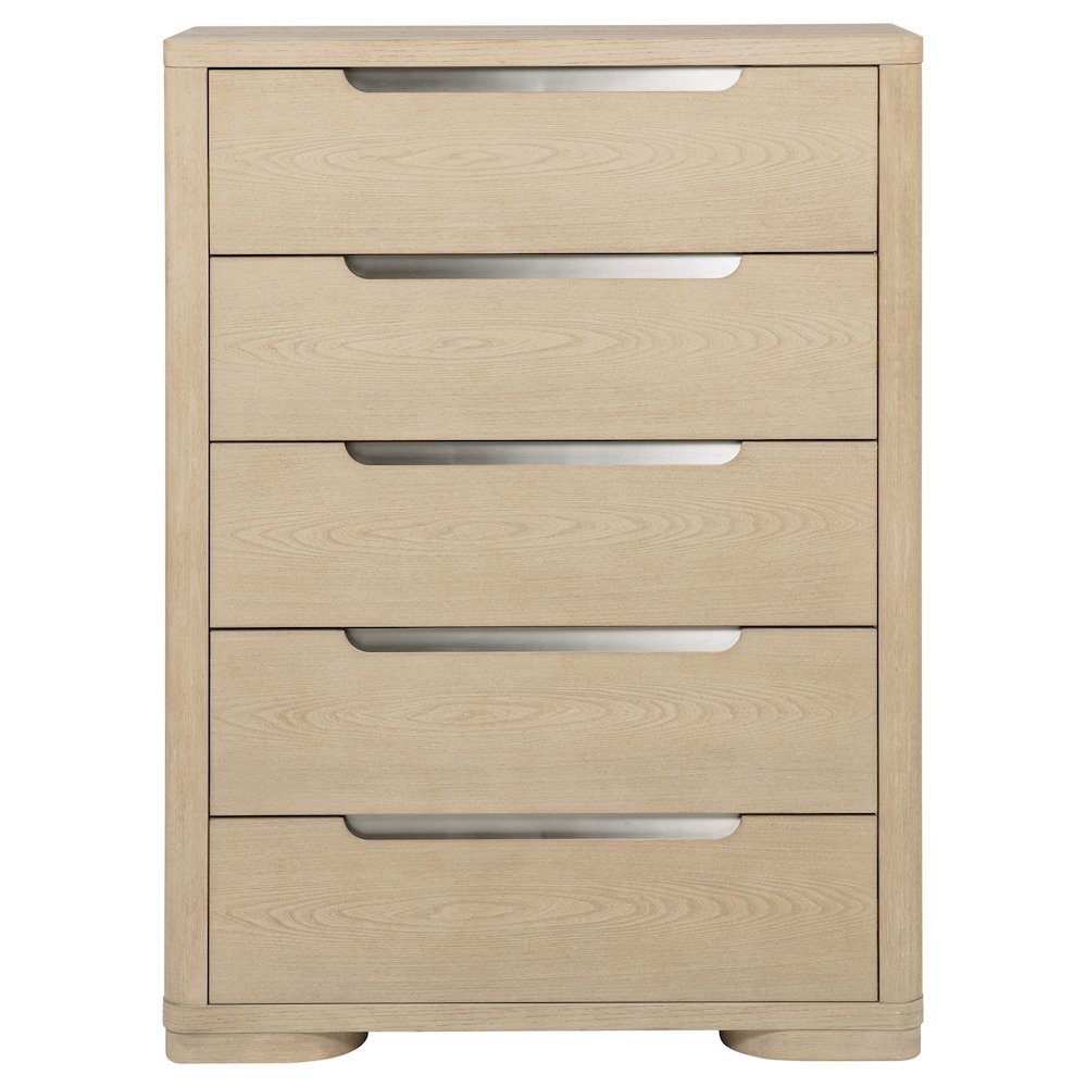 Ladera 5-drawer Bedroom Chest of Drawers Light Elm. Picture 3