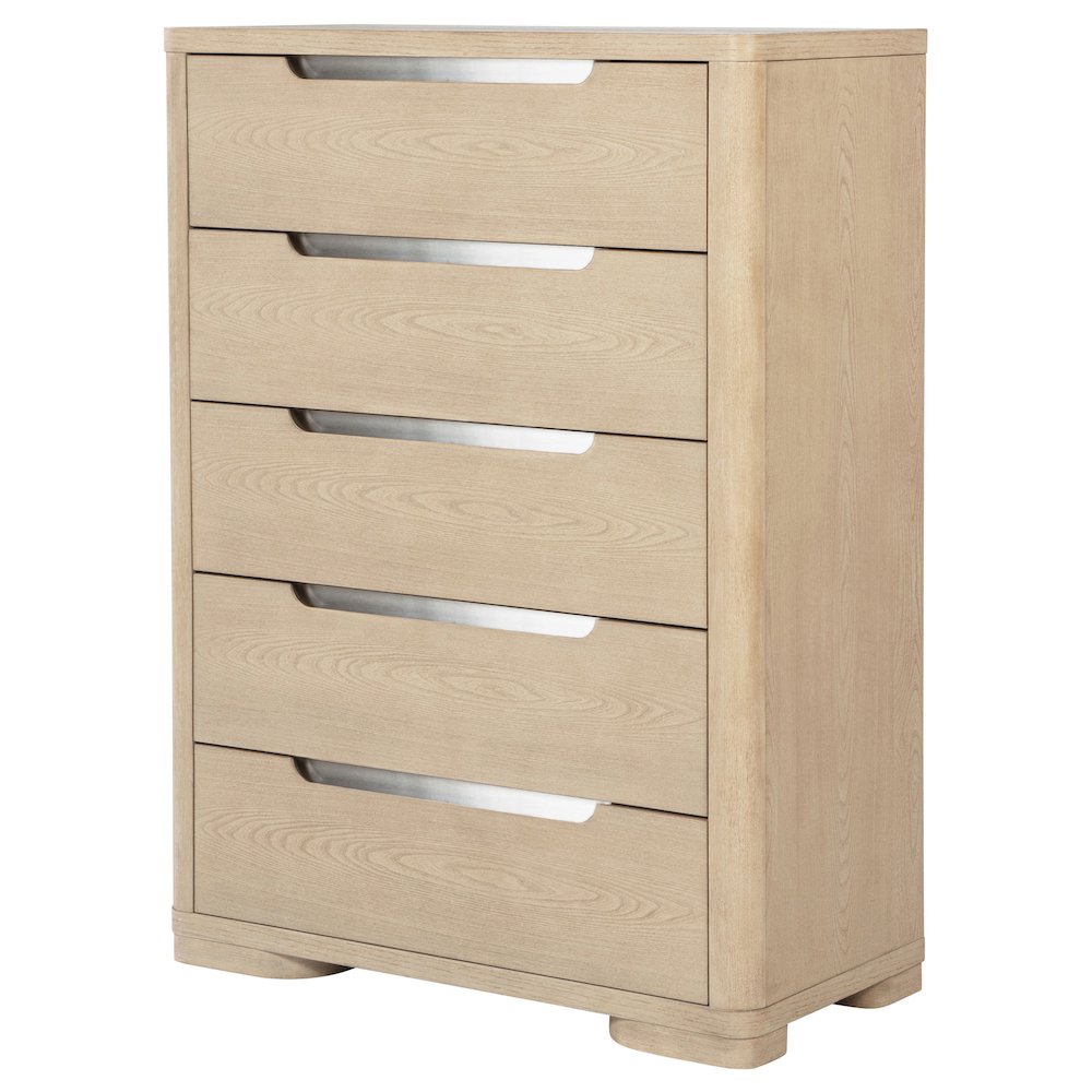 Ladera 5-drawer Bedroom Chest of Drawers Light Elm. Picture 4