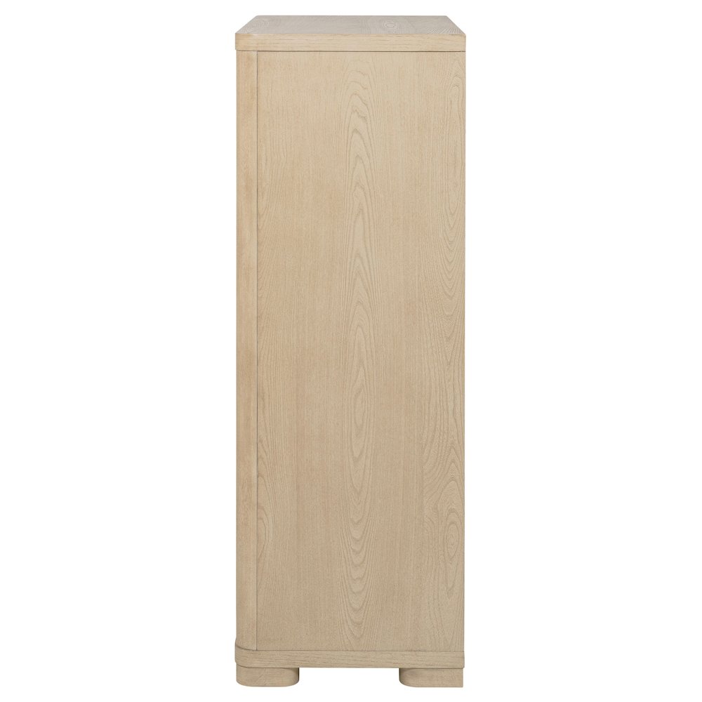 Ladera 5-drawer Bedroom Chest of Drawers Light Elm. Picture 5