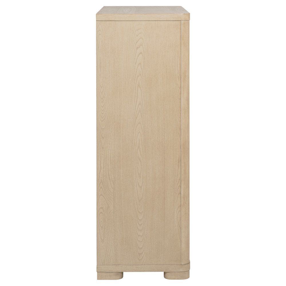 Ladera 5-drawer Bedroom Chest of Drawers Light Elm. Picture 9