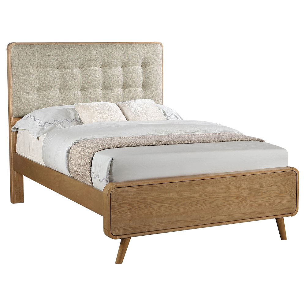 Robyn Wood Full Platform Bed Light Ash. Picture 3