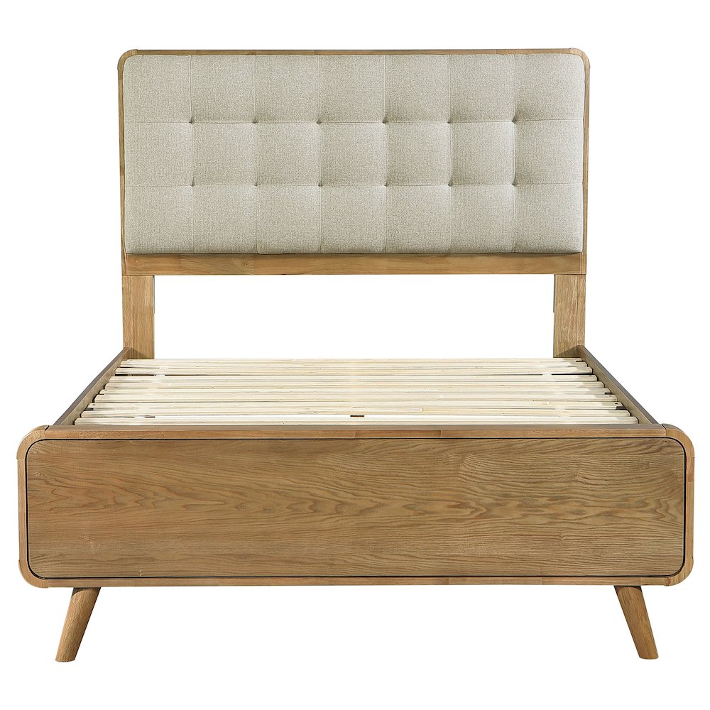 Robyn Wood Full Platform Bed Light Ash. Picture 4