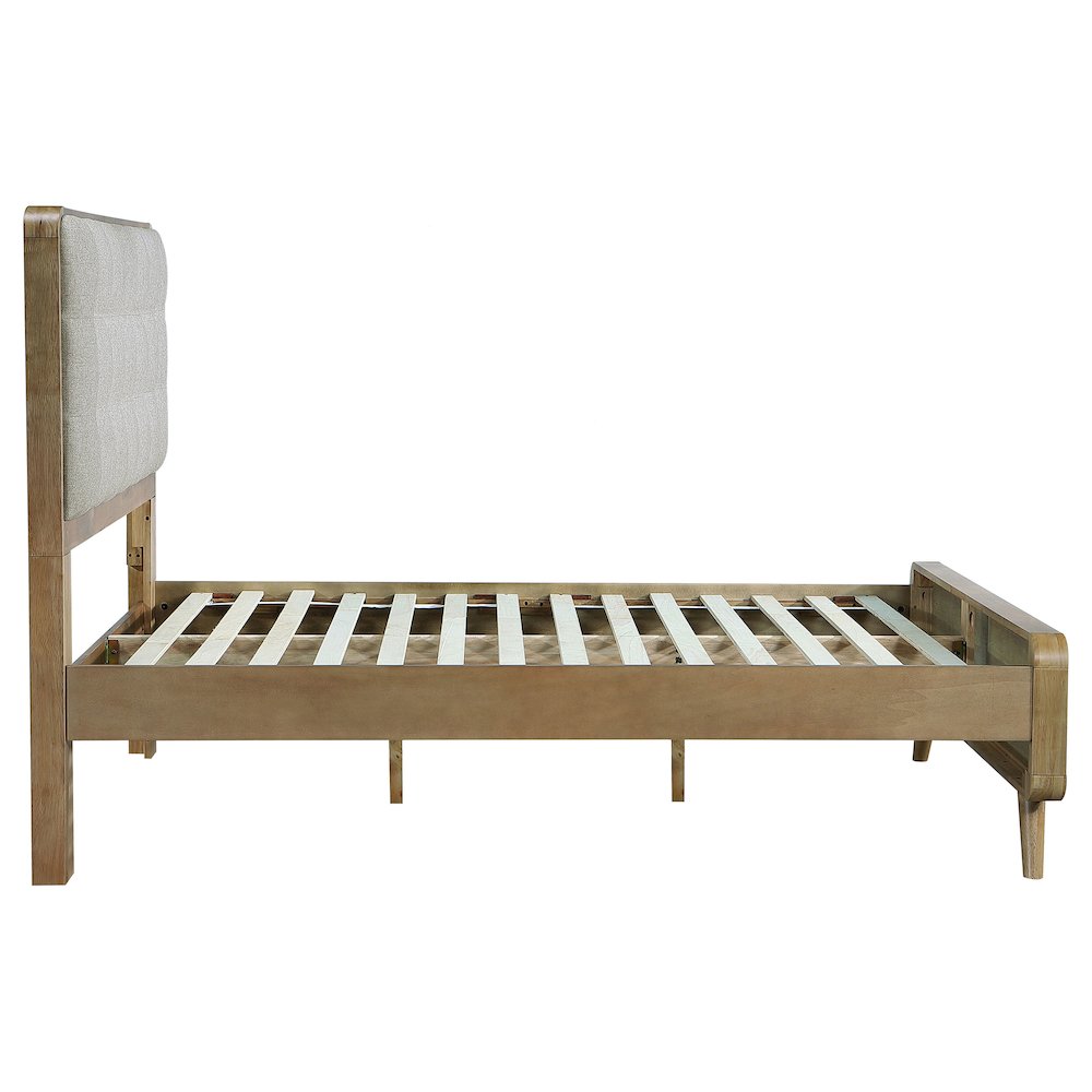 Robyn Wood Full Platform Bed Light Ash. Picture 6