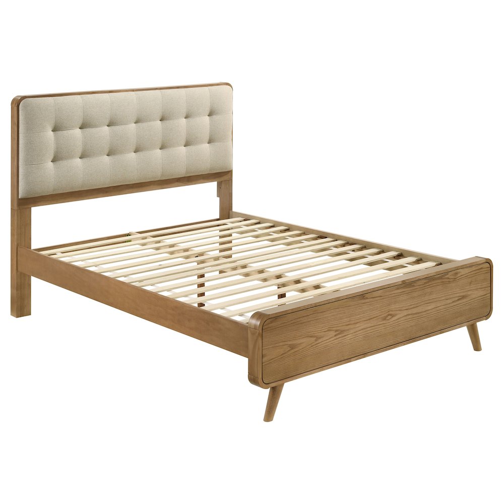 Robyn Wood Eastern King Platform Bed Light Ash. Picture 1