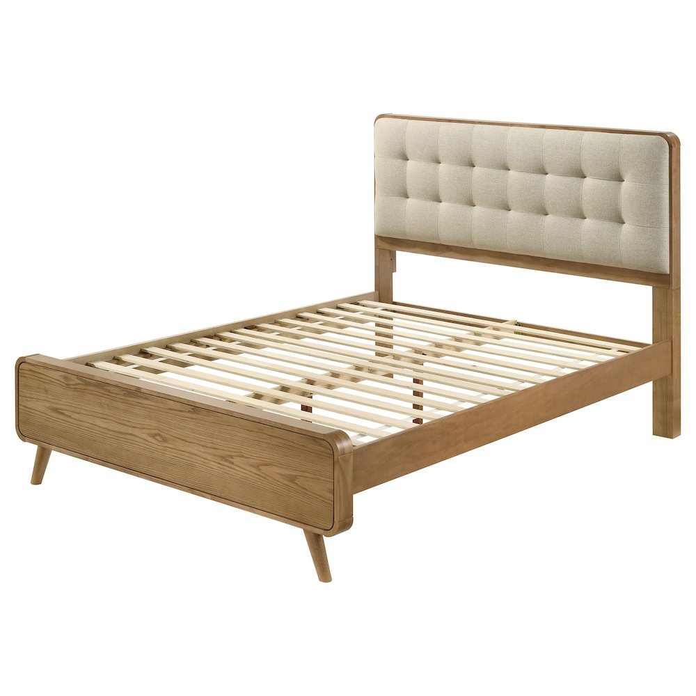 Robyn Wood Eastern King Platform Bed Light Ash. Picture 5