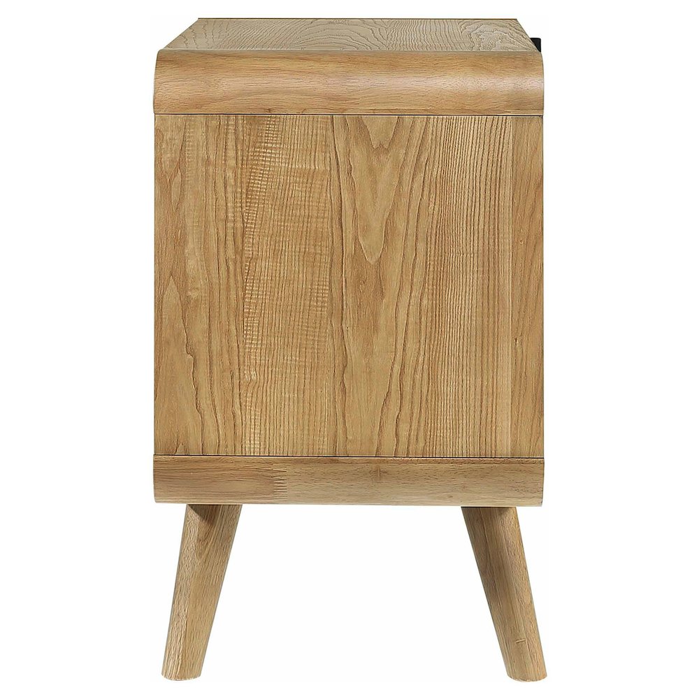 Robyn 2-drawer Nightstand Bedside Table Light Ash. Picture 5