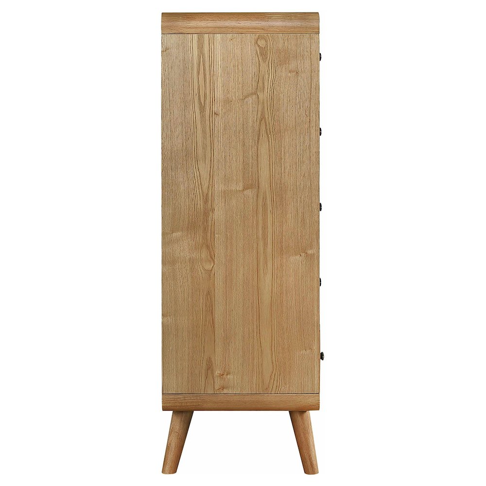Robyn 5-drawer Bedroom Chest of Drawers Light Ash. Picture 9