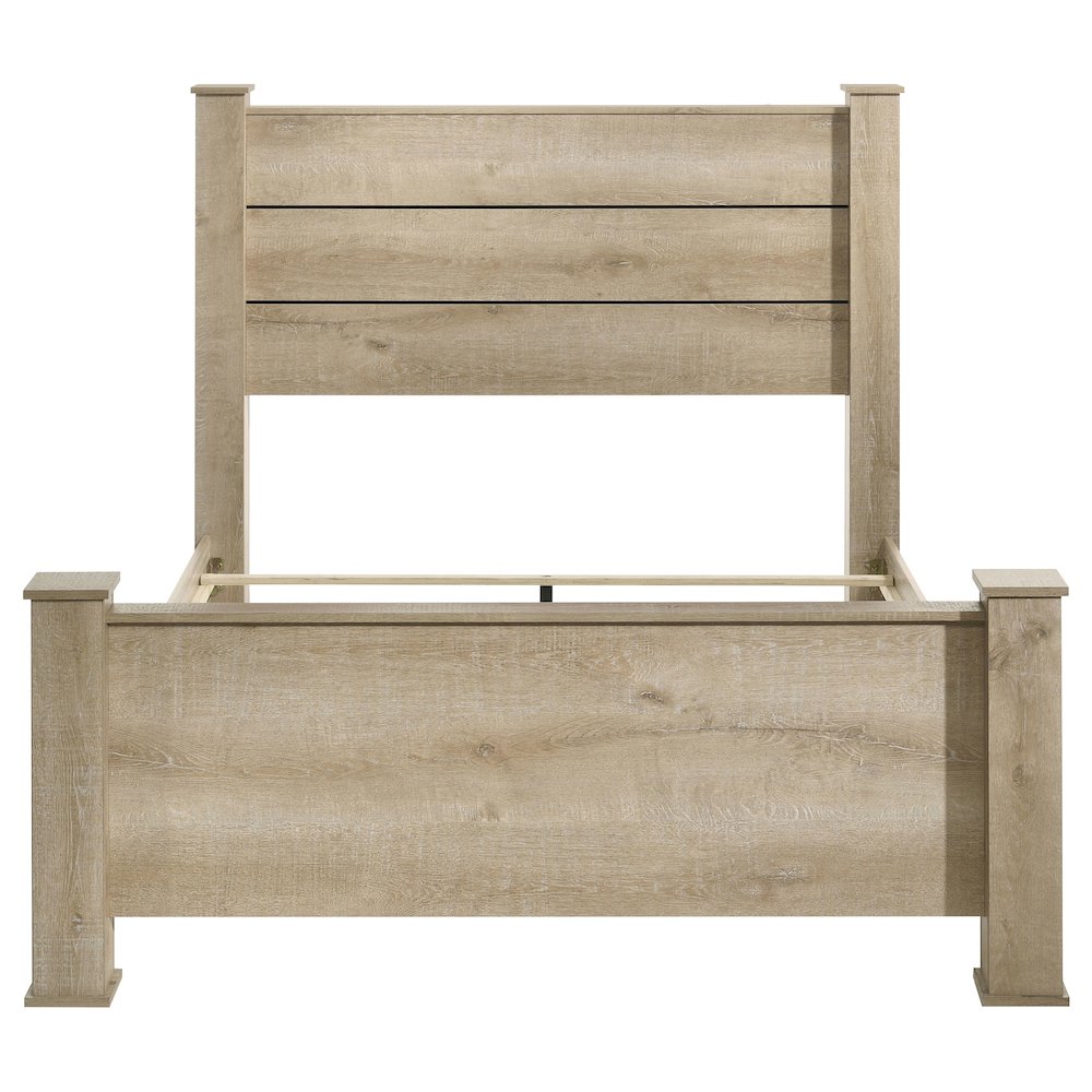 Oakglen 55-inch Queen Panel Bed Weathered Oak. Picture 4