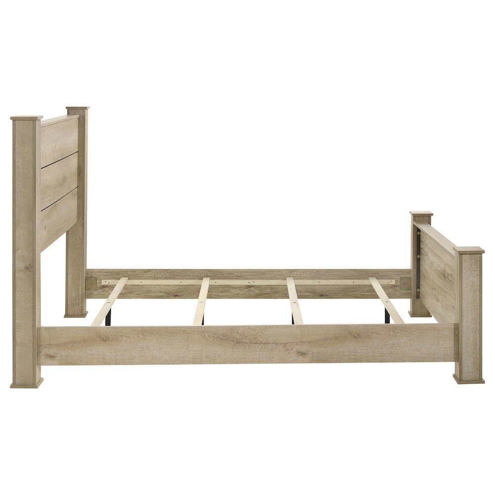 Oakglen 55-inch Queen Panel Bed Weathered Oak. Picture 6