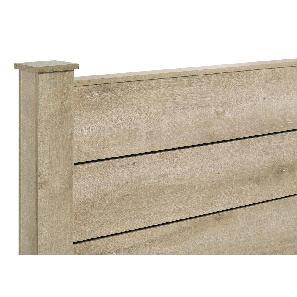 Oakglen 55-inch Queen Panel Bed Weathered Oak. Picture 7