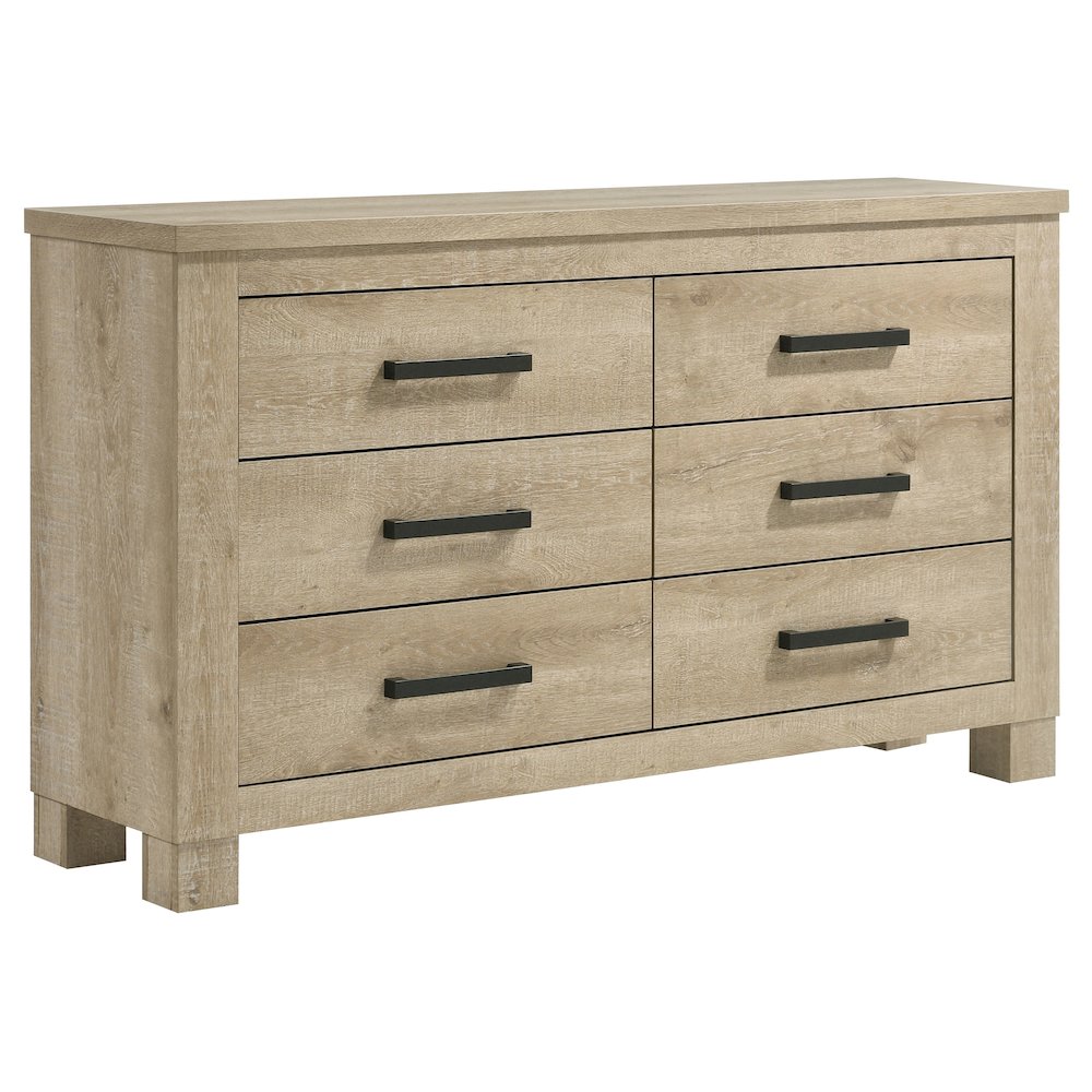 Oakglen 4-piece Queen Bedroom Set Weathered Oak. Picture 7