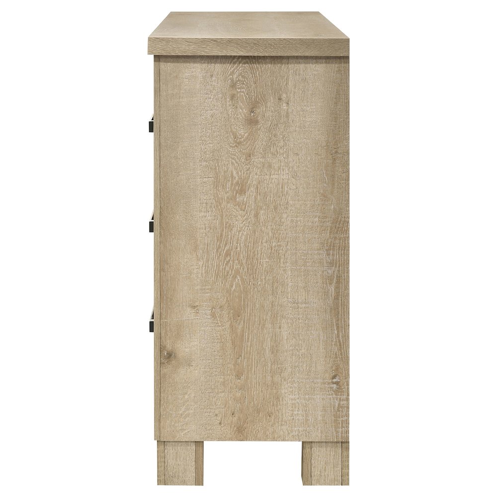 Oakglen 6-drawer Bedroom Dresser Weathered Oak. Picture 5