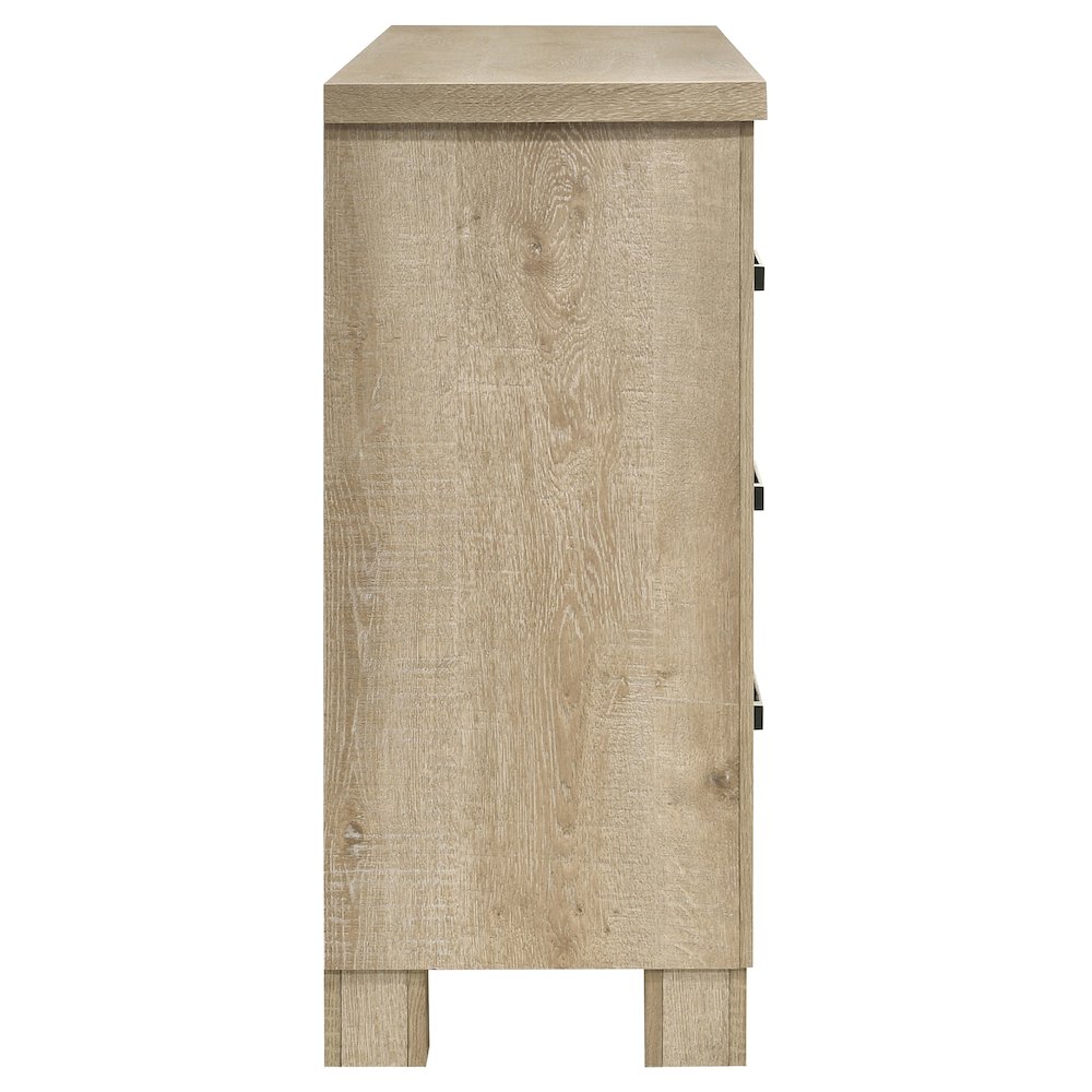 Oakglen 6-drawer Bedroom Dresser Weathered Oak. Picture 9