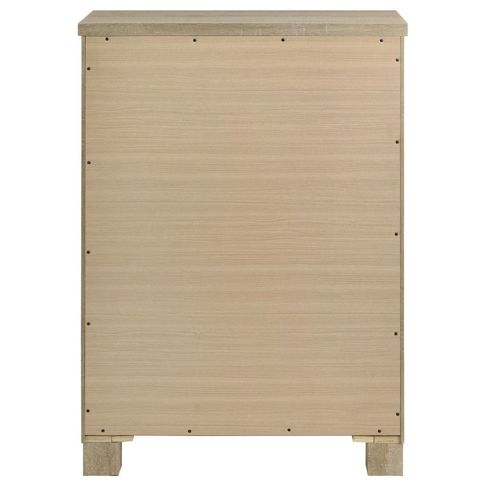 Oakglen 5-drawer Bedroom Chest of Drawers Weathered Oak. Picture 7