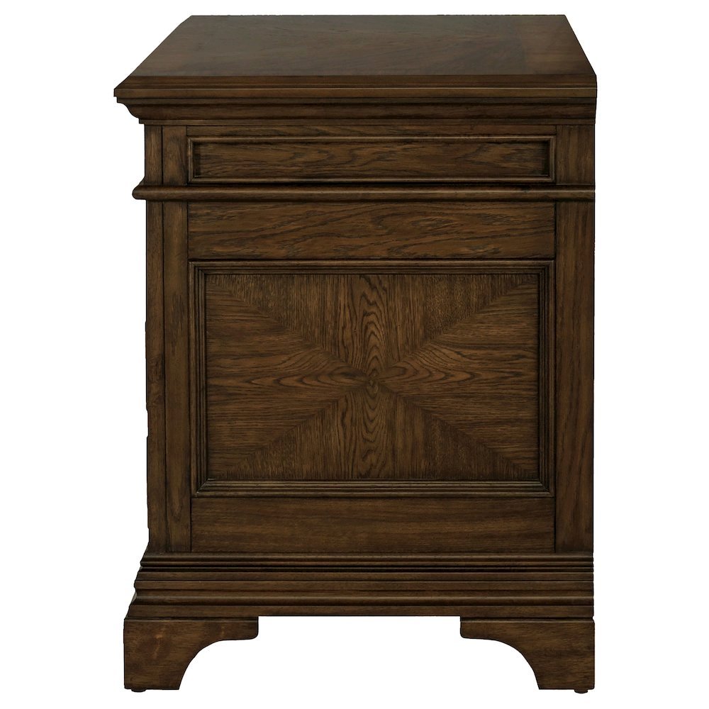 Home Office File Cabinet, Burnished Oak, 5 Drawers, Letter/Legal Size. Picture 6