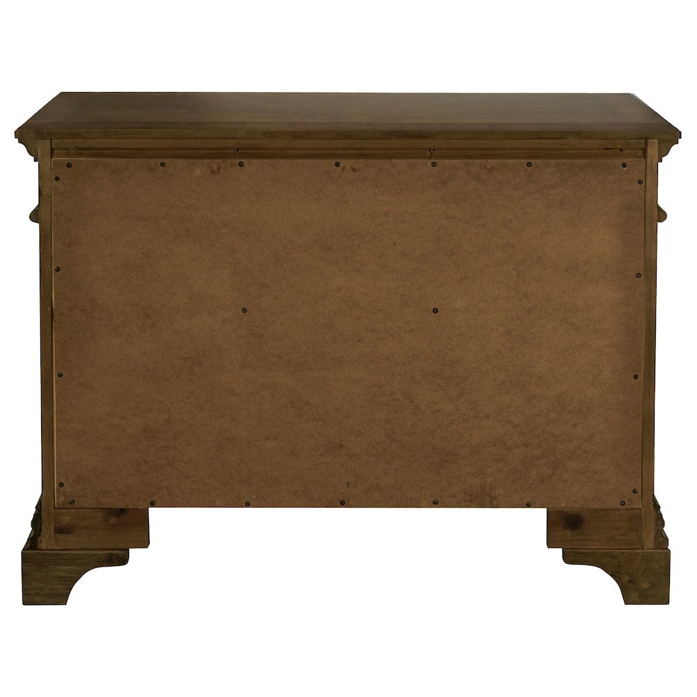 Home Office File Cabinet, Burnished Oak, 5 Drawers, Letter/Legal Size. Picture 8