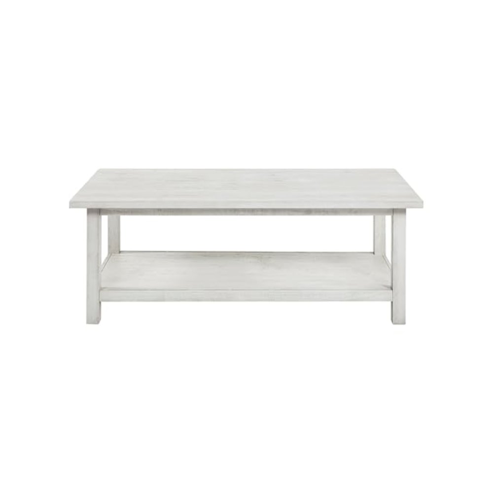 Payne 3-piece Coffee and 1-drawer End Table Set White. Picture 8