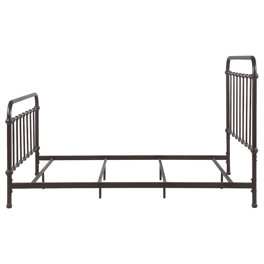 Livingston Metal Queen Open Frame Bed Dark Bronze. Picture 5