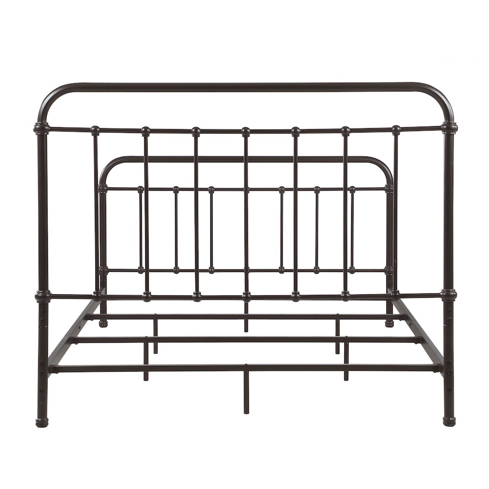 Livingston Metal Queen Open Frame Bed Dark Bronze. Picture 7