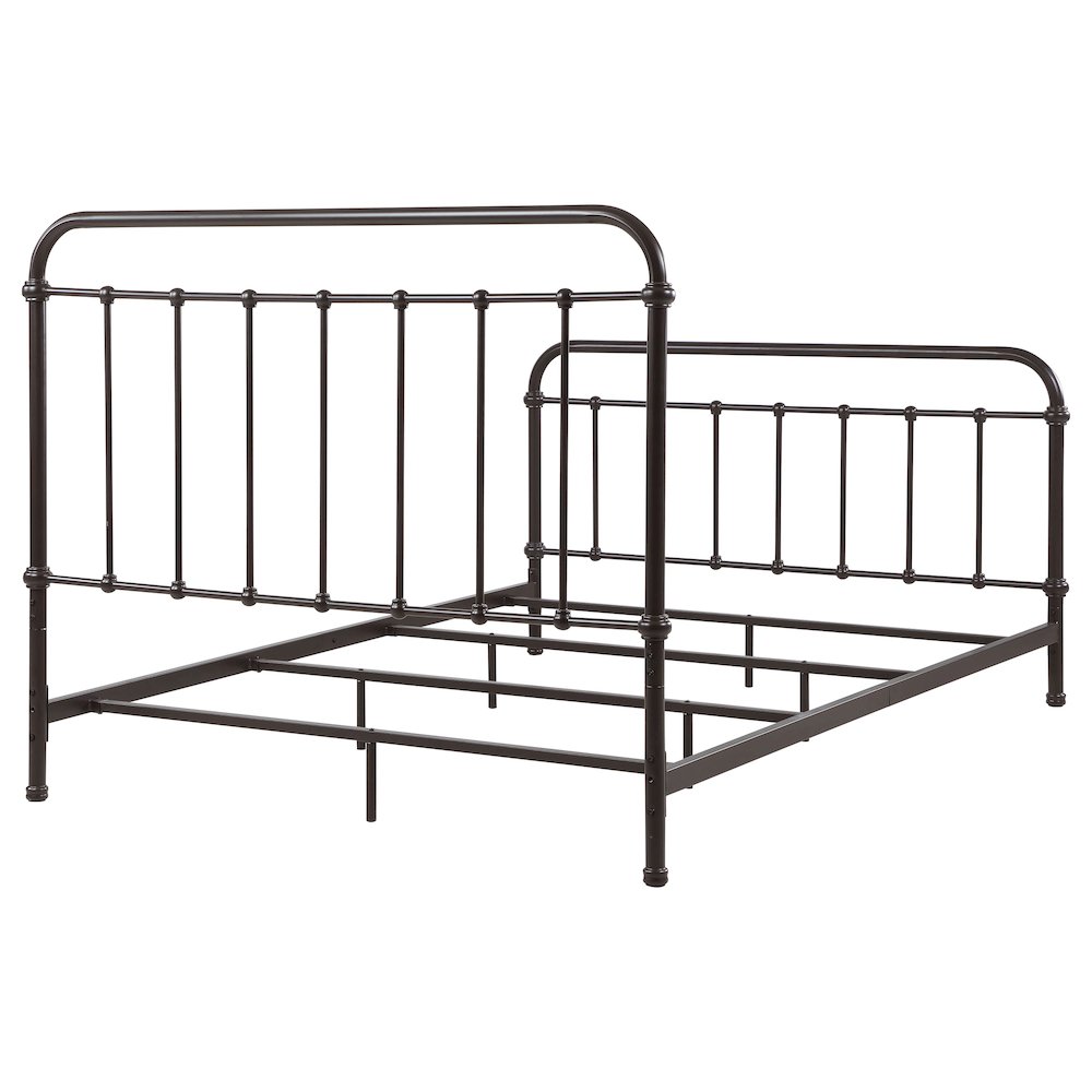 Livingston Metal Queen Open Frame Bed Dark Bronze. Picture 8