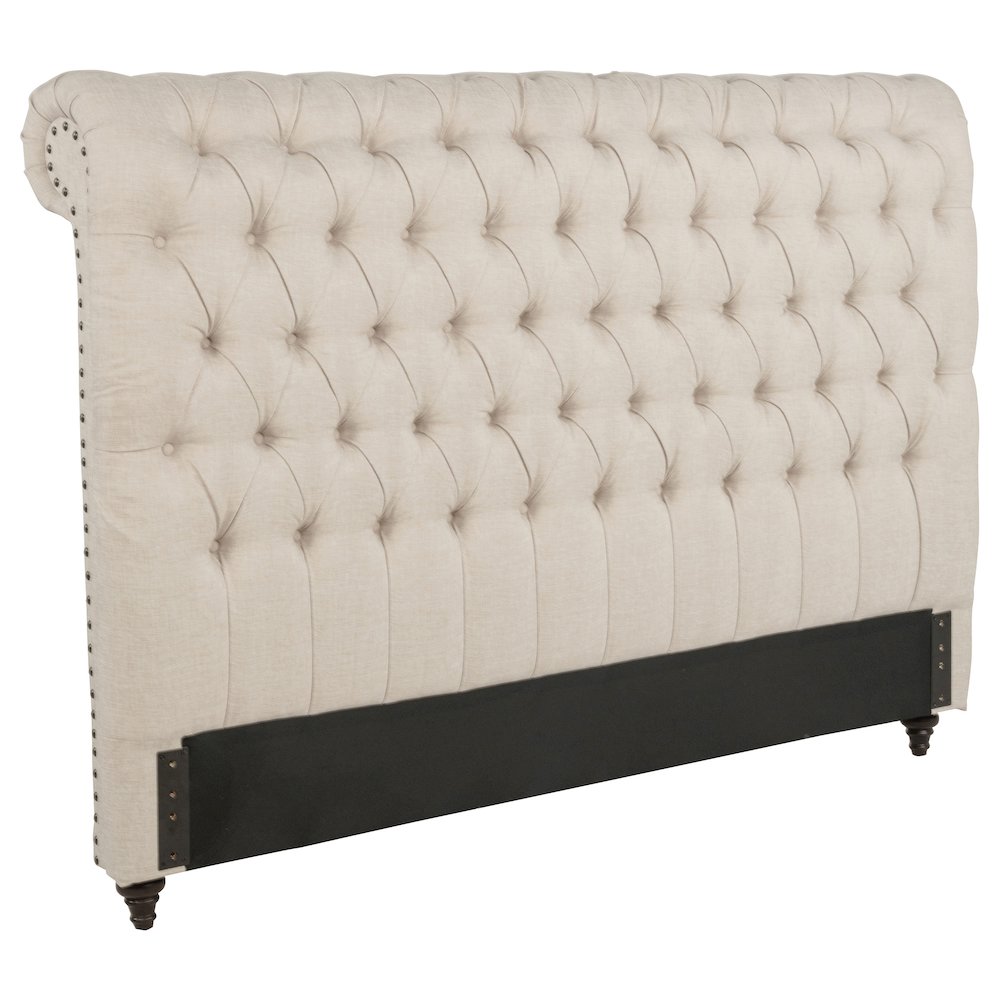 Devon 57-inch Upholstered California King Headboard Beige. Picture 3