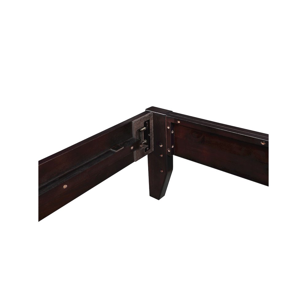 Hounslow Twin Universal Platform Bed Cappuccino. Picture 8