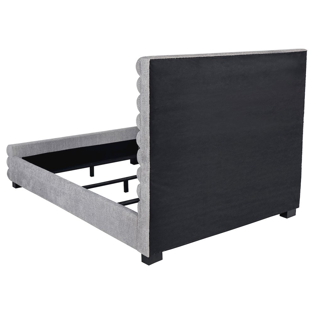 Patricia 58-inch Boucle Upholstered California King Bed Grey. Picture 5