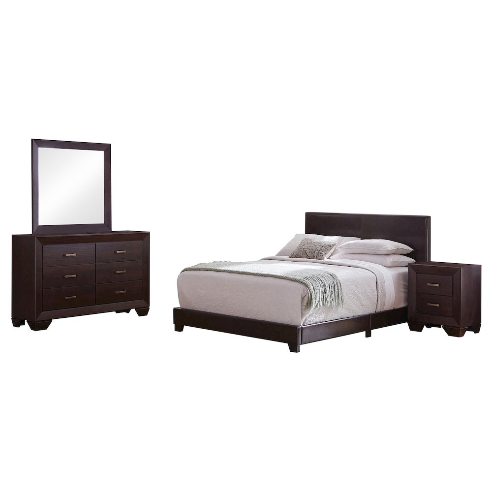 Dorian 4-piece Twin Bedroom Set Dark Cocoa. Picture 1