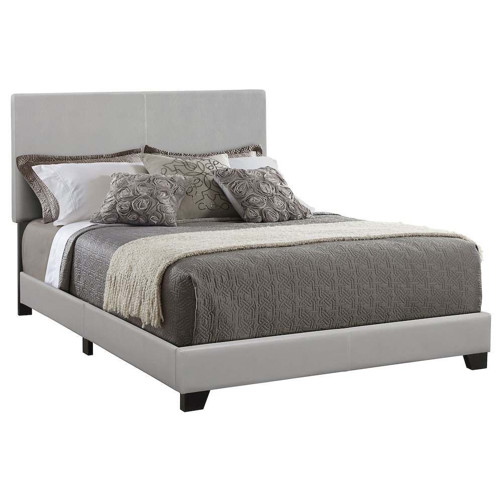 Dorian Upholstered Full Panel Bed Grey. Picture 1