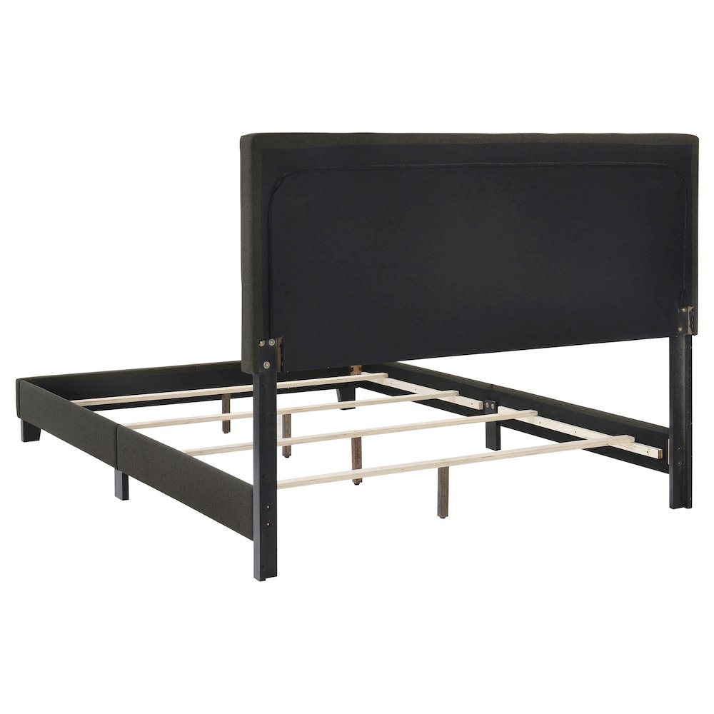 Mapes Upholstered Queen Panel Bed Charcoal. Picture 4