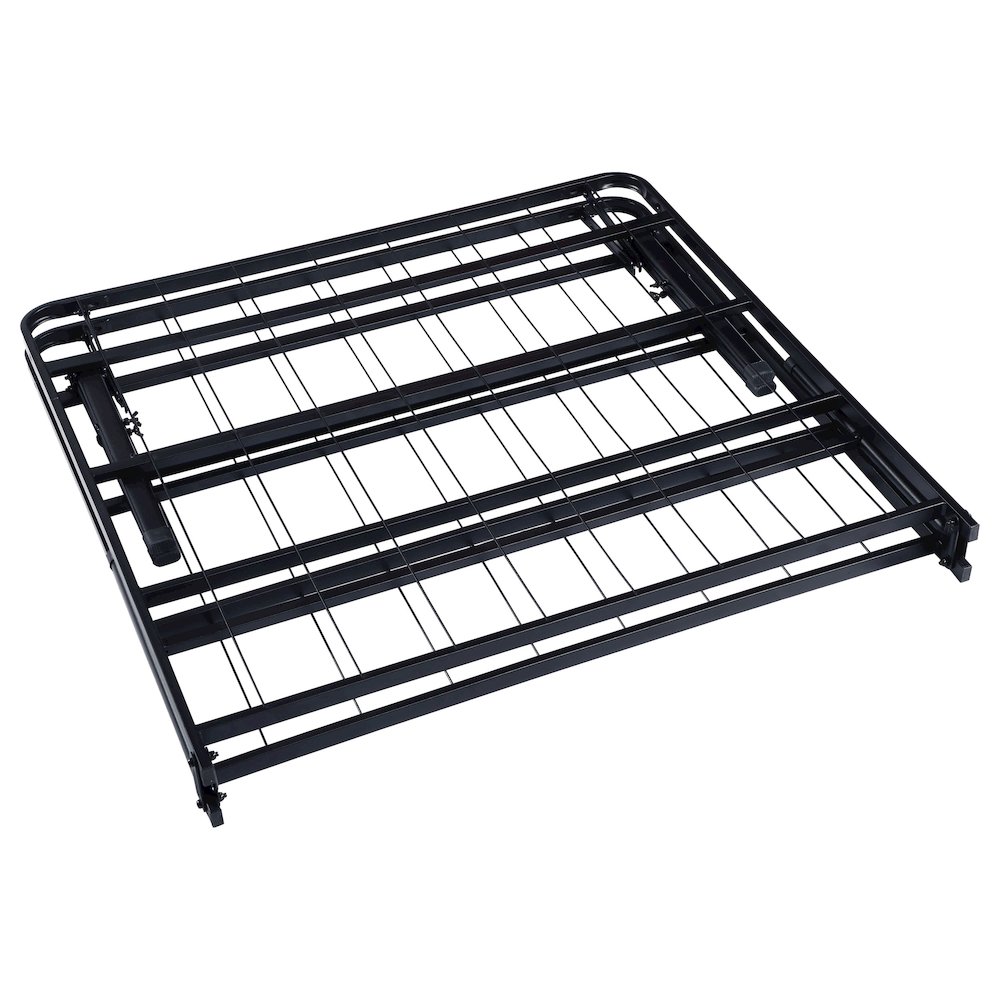 Mabel Metal Twin Mattress Support Platform Bed Black. Picture 5