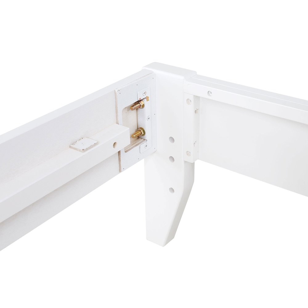 Hounslow Full Universal Platform Bed White. Picture 9
