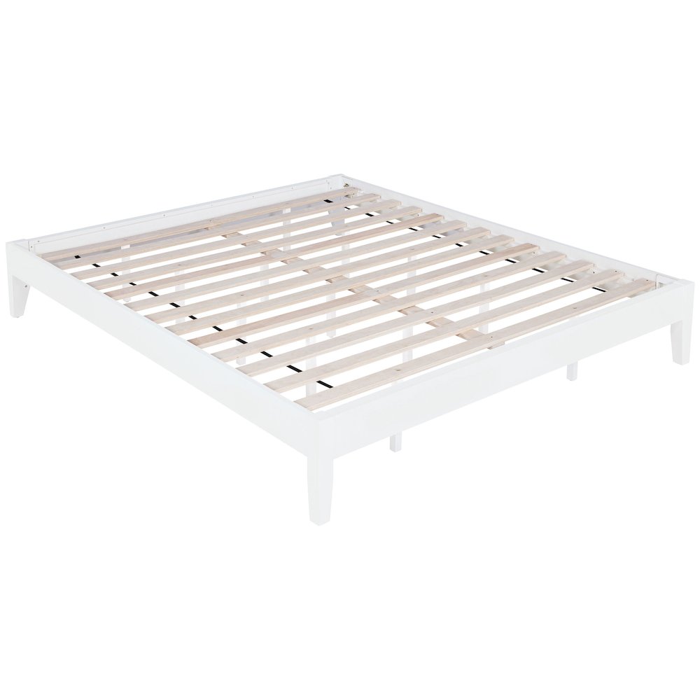 Hounslow Eastern King Universal Platform Bed White. Picture 5
