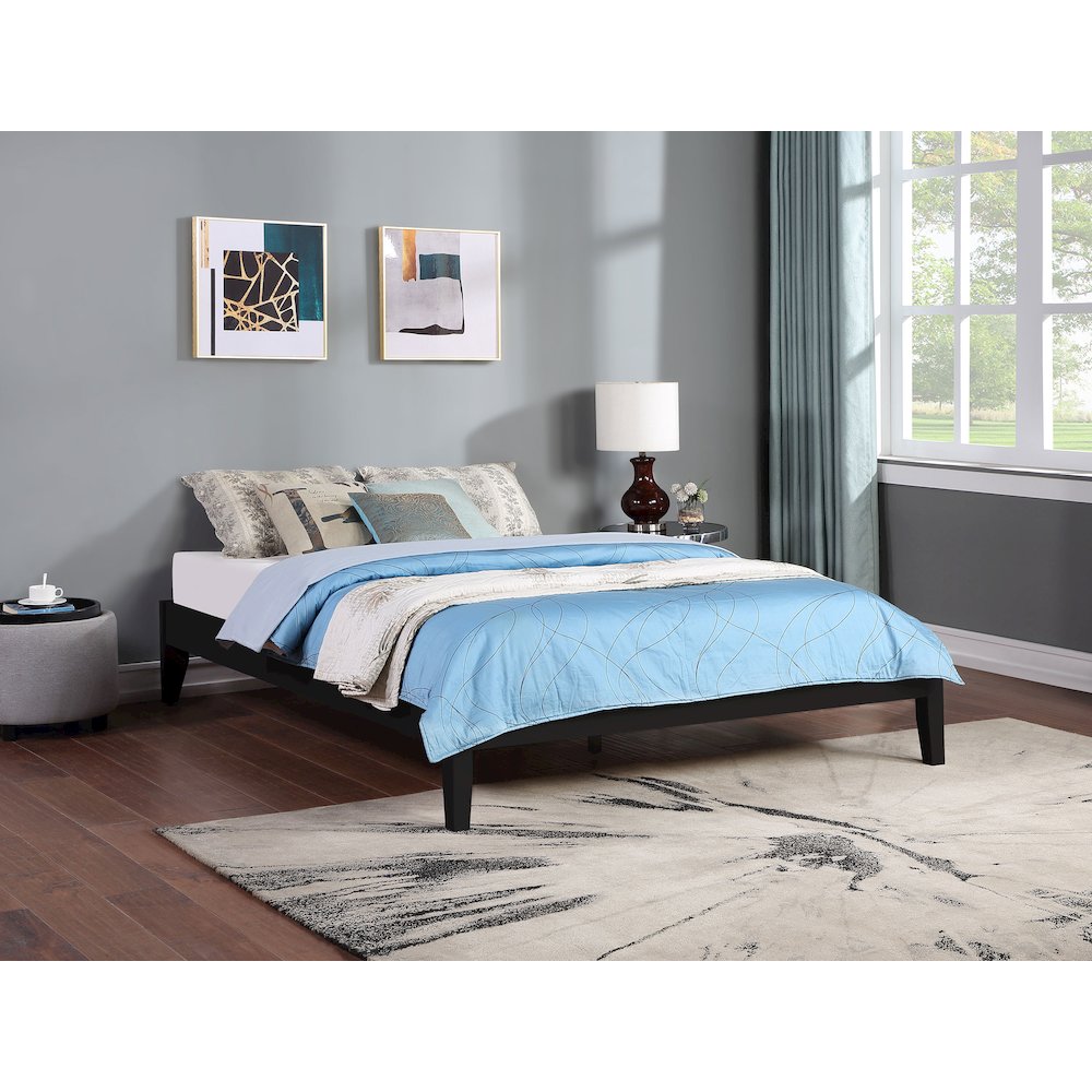 Hounslow Queen Universal Platform Bed Black. Picture 8